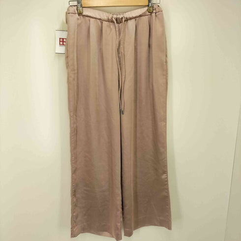 ステートオブマインド STATE OF MIND 20SS satin short/s shirt satin easy pants シルクライクサテン セットアップ レディース M