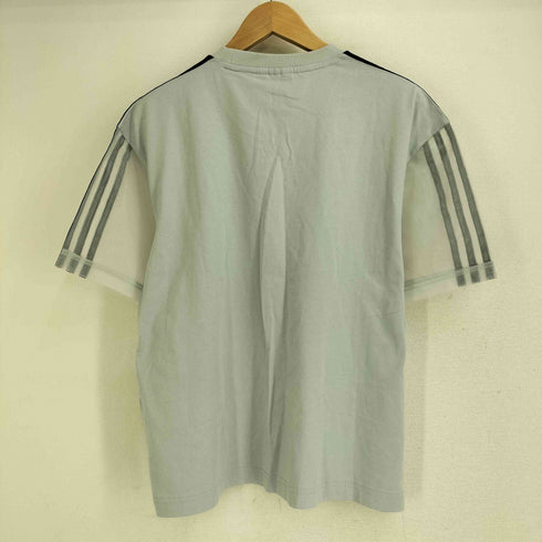 アディダスオリジナルス adidas Originals 袖シアー ナイロン 半袖カットソー レディース import:XS