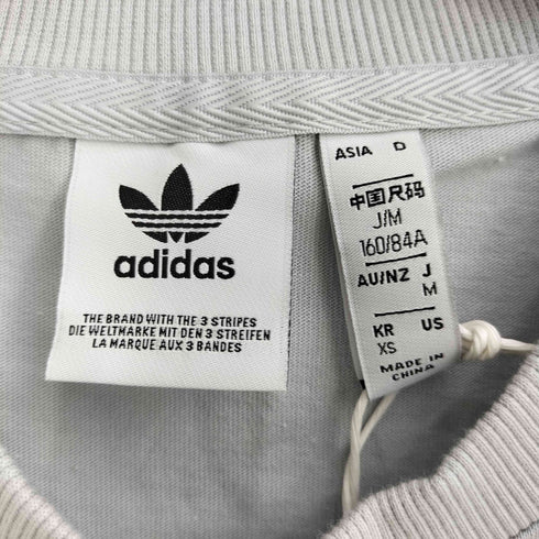 アディダスオリジナルス adidas Originals 袖シアー ナイロン 半袖カットソー レディース import:XS