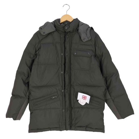 ギャップ Gap スリーブ切替 スイッチング フーデッド ダウンジャケット メンズ import:M