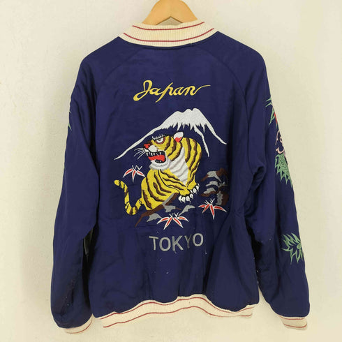 ヒューストン HOUSTON TIGER 虎 刺繍 SOUVENIR JACKET スーベニアジャケット メンズ L