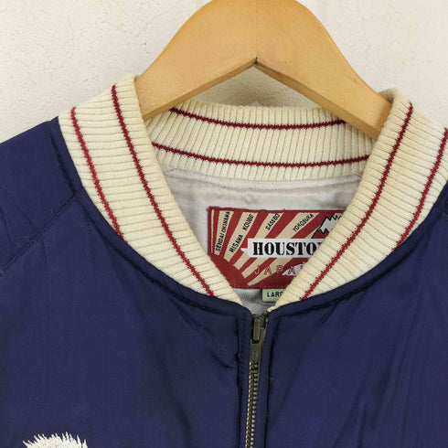 ヒューストン HOUSTON TIGER 虎 刺繍 SOUVENIR JACKET スーベニアジャケット メンズ L