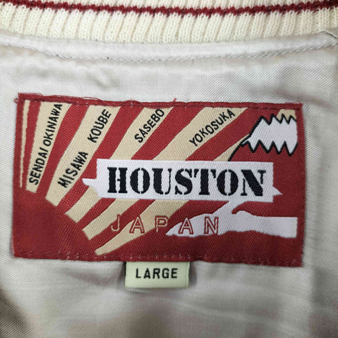 ヒューストン HOUSTON TIGER 虎 刺繍 SOUVENIR JACKET スーベニアジャケット メンズ L