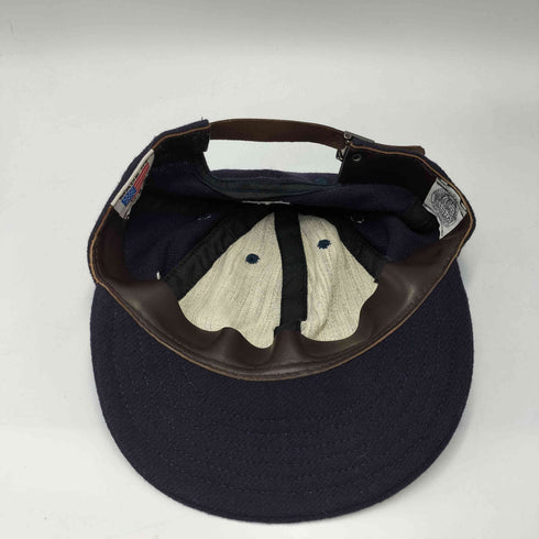 クーパーズタウン COOPERSTOWN BASEBALL CAP USA製 レザーベルト ウール 6パネル ベースボール キャップ メンズ