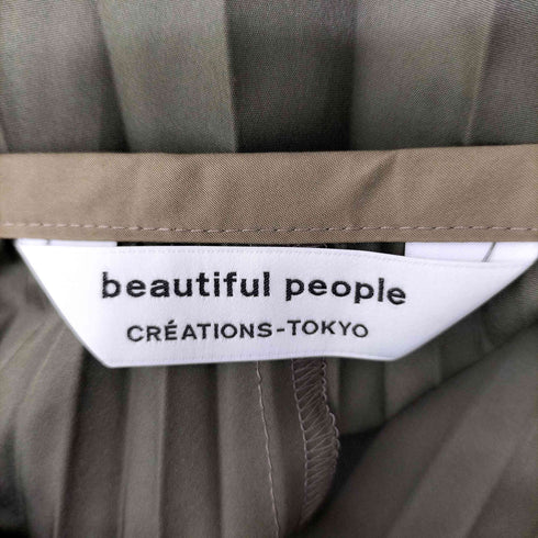 ビューティフルピープル beautiful people pe. taffta star pleats skirt プリーツスカート レディース JPN:36