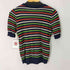 イヴサンローラン Yves Saint Laurent レーヨン混 S/S ボーダーコットンニットトップス レディース import:M
