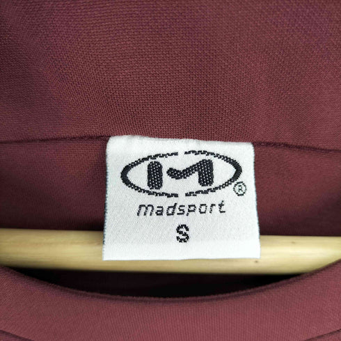 madsport ロゴ 刺繍 PRESSOL ナンバリング 2 プリント ゲーム シャツ レディース import:S