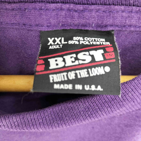 90S USA製 BESTボディ MILW KANSAS ARKANSAS SEPT5.1994 プリント ポリコットン 袖シングルステッチ S/S Tシャツ メンズ XXL