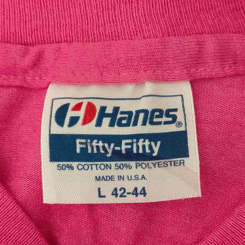 ヘインズ Hanes 90s USA製 プリントS/S Tシャツ メンズ JPN:L