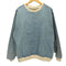 ザラ ZARA サイドジップデニムトレーナー メンズ S