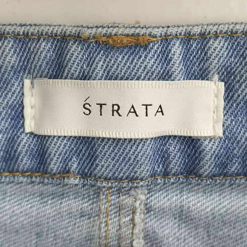エストラータ STRATA フリンジマーメイドデニムスカート レディース S