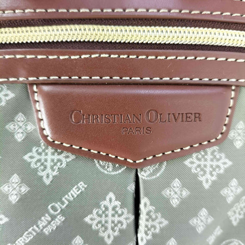クリスチャンオリビエ CHRISTIAN OLIVIER 総柄 モノグラム 2Way ハンドバッグ リュック バックパック レディース