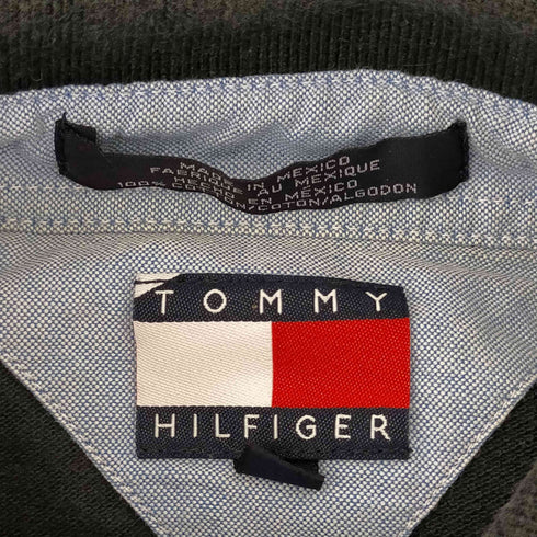 トミーヒルフィガー TOMMY HILFIGER ワンポイントロゴ刺繍 S/Sポロシャツ メンズ import:M