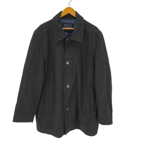 トミーヒルフィガー TOMMY HILFIGER ウール混ピーコート メンズ import:XL
