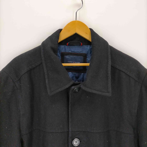 トミーヒルフィガー TOMMY HILFIGER ウール混ピーコート メンズ import:XL