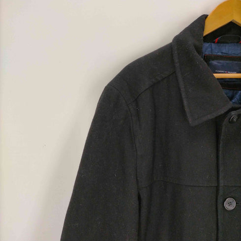 トミーヒルフィガー TOMMY HILFIGER ウール混ピーコート メンズ import:XL