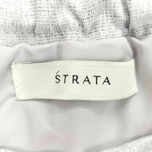 エストラータ STRATA リネンライクペプラムトップス レディース FREE