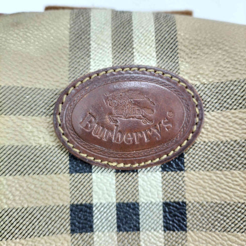 バーバリーズ BURBERRYS ノヴァチェック サフィアーノレザー 巾着 バックパック レディース