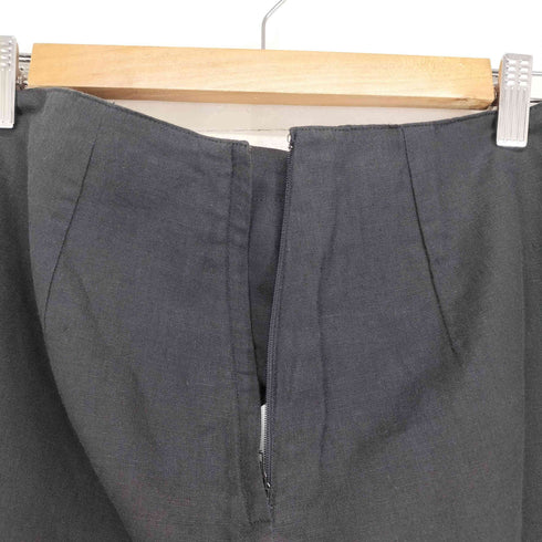 イッセイミヤケ ISSEY MIYAKE 裾デザインコットンスリットスカート レディース M