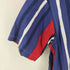 トミーヒルフィガー TOMMY HILFIGER エンブレム刺繍ロゴ マルチストライプ 半袖シャツ メンズ L