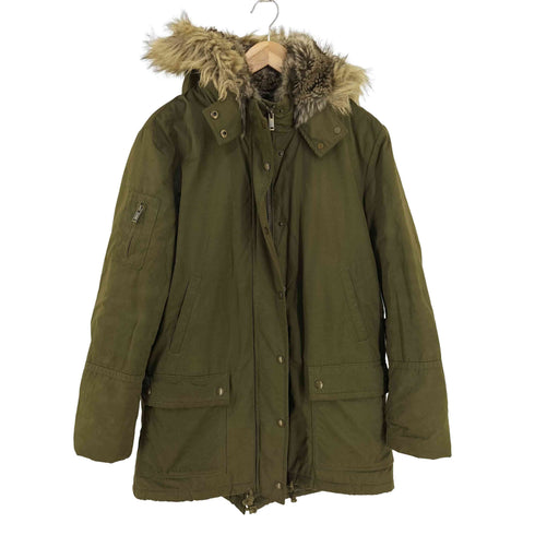 バナナリパブリック BANANA REPUBLIC フーデッドモッズコート レディース import:M