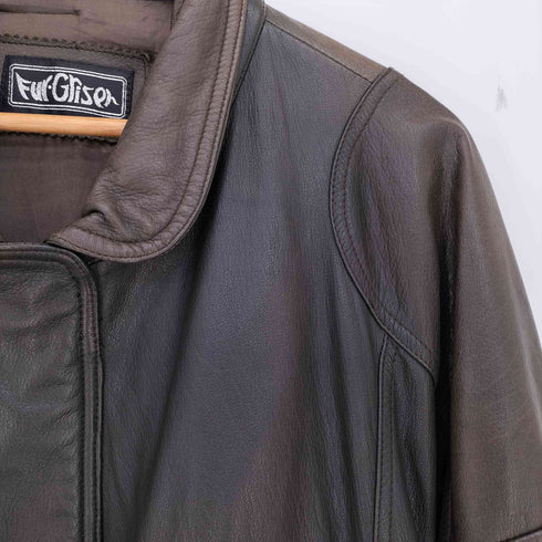 FUR GRISER ディアスキン レザー フライトジャケット メンズ XXXL