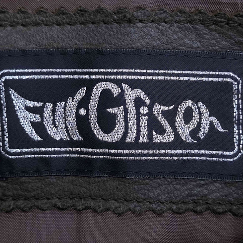 FUR GRISER ディアスキン レザー フライトジャケット メンズ XXXL