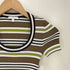 ポールカ PAULE KA イタリア製 ボーダー S/S ニット トップ レディース import:S