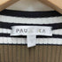 ポールカ PAULE KA イタリア製 ボーダー S/S ニット トップ レディース import:S