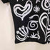 アルベルタフェレッティ ALBERTA FERRETTI PHILOSOPHY イタリア製 Vネック 総柄 Tシャツ チビT Y2K レディース