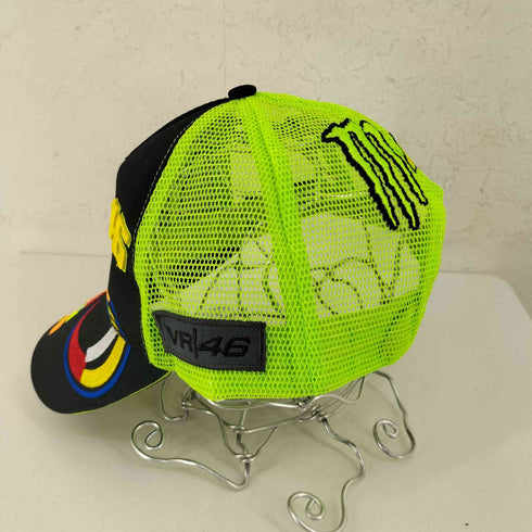 VR46 企業ロゴ レーシングドライバー メッシュキャップ メンズ