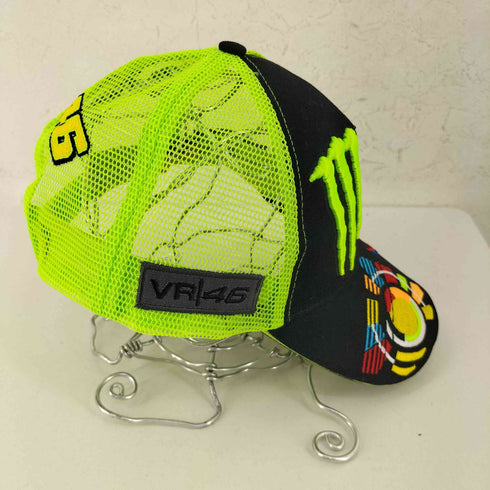 VR46 企業ロゴ レーシングドライバー メッシュキャップ メンズ