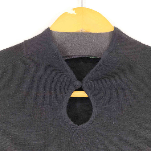 シビラ Sybilla ネックラウンドモチーフニットプルオーバー レディース