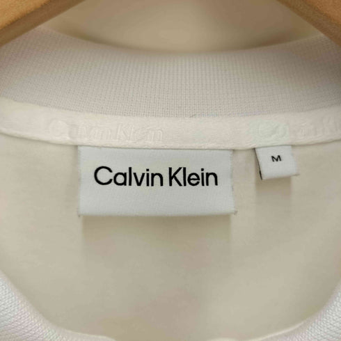 カルバンクライン CALVIN KLEIN Half Zip S/S Polo Shirt ハーフジップ ポロ シャツ メンズ import:M