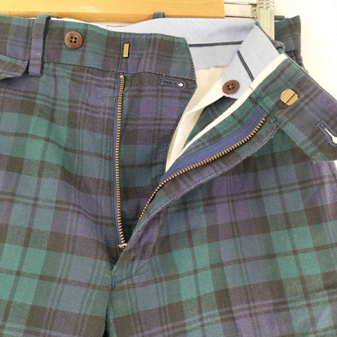 ポロラルフローレン POLO RALPH LAUREN GOLF CLASSIC FIT ブラックウォッチチェックスラックスパンツ メンズ 28/30