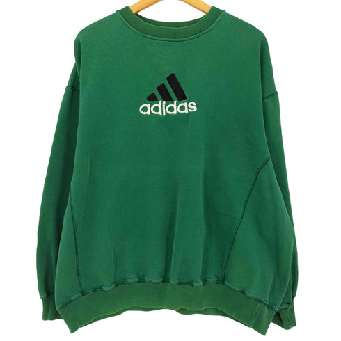 アディダス adidas ロゴ刺繍 スウェット メンズ import:XL