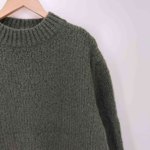 ザラ ZARA Cropped Knit クロップド プルオーバー アクリル ニット レディース import:S