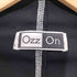 Ozzon Y2K フェアリーグランジ 異素材切替 総柄 パワーネット ブラウス レディース