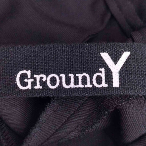 グラウンドワイ Ground Y Gaberdine Sarouel Straight Pants ウールギャバ サルエル イージーパンツ メンズ JPN:1