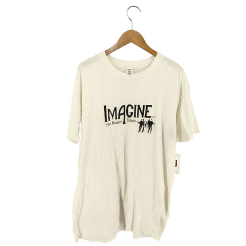 ヘインズ Hanes 90S USA製 クルーネックバンドTシャツ IMAGINE メンズ import:XL