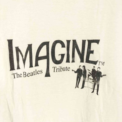 ヘインズ Hanes 90S USA製 クルーネックバンドTシャツ IMAGINE メンズ import:XL