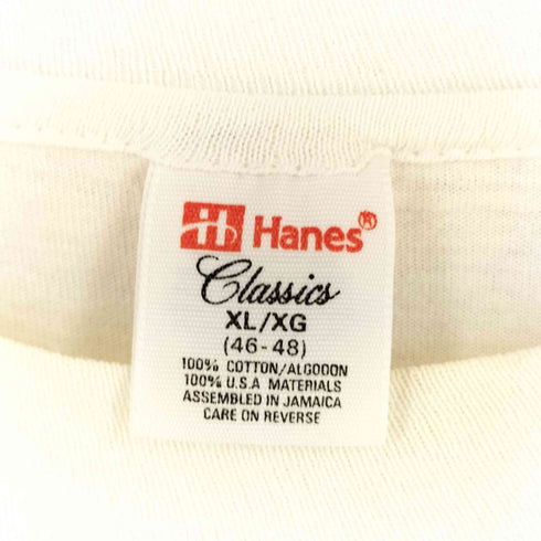 ヘインズ Hanes 90S USA製 クルーネックバンドTシャツ IMAGINE メンズ import:XL