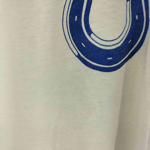 80-90S COLTS プリント リンガーTシャツ 裾シングル メンズ