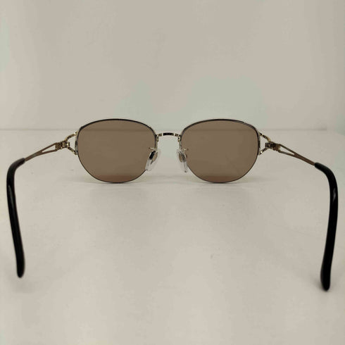 イヴサンローラン Yves Saint Laurent 12KGF TITAN 日本製 金張 カラーレンズ サングラス レディース 53□17 135