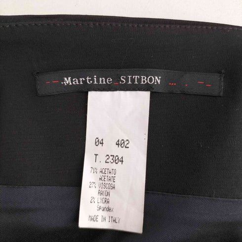 Martine SITBON イタリア製 アシンメトリースリットスカート レディース