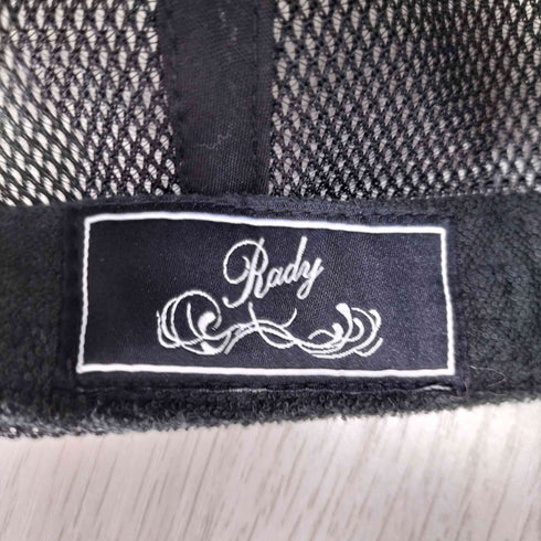 レディ Rady ロゴ刺繍 フリンジメッシュキャップ レディース FREE