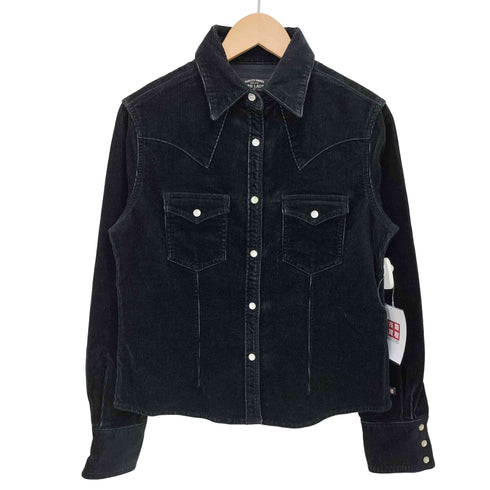 ポロジーンズカンパニーラルフローレン POLO JEANS COMPANY RALPH LAUREN 細畝 コーデュロイ ウエスタン ジャケット レディース import:M