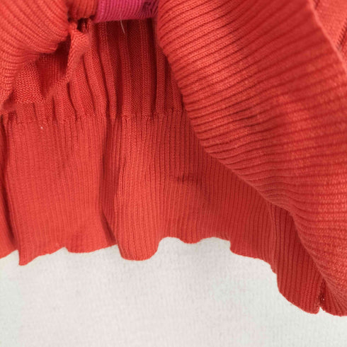 マークバイマークジェイコブス Marc by Marc Jacobs シルク Vネック ブロックカラー リブ ニットカーディガン レディース import:S