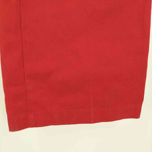 ディッキーズ Dickies DOUBLE KNEE WORK PANTS-RED メンズ 38×34