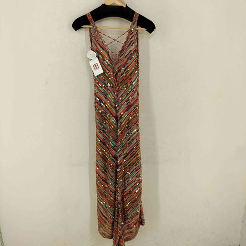 ミッソーニ MISSONI スパンコール カラフルドレス レディース
